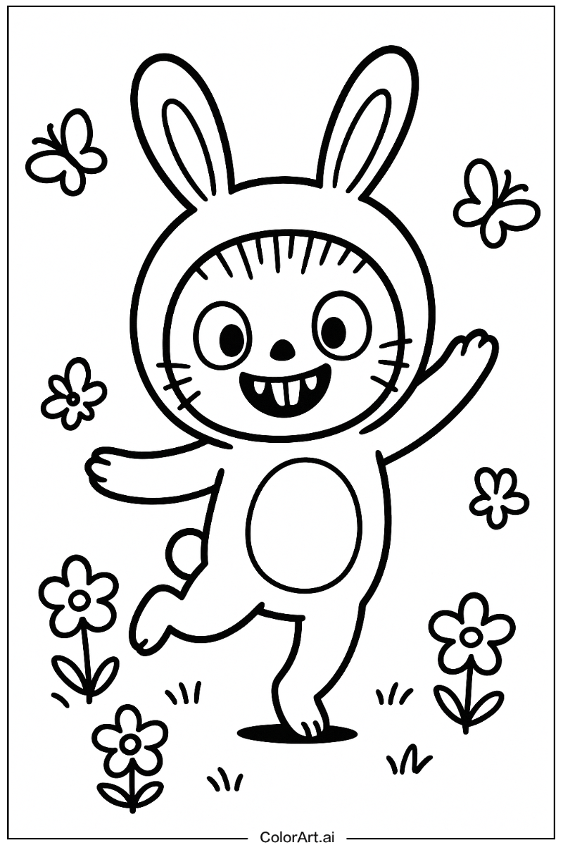 Dancing Labubu Bunny