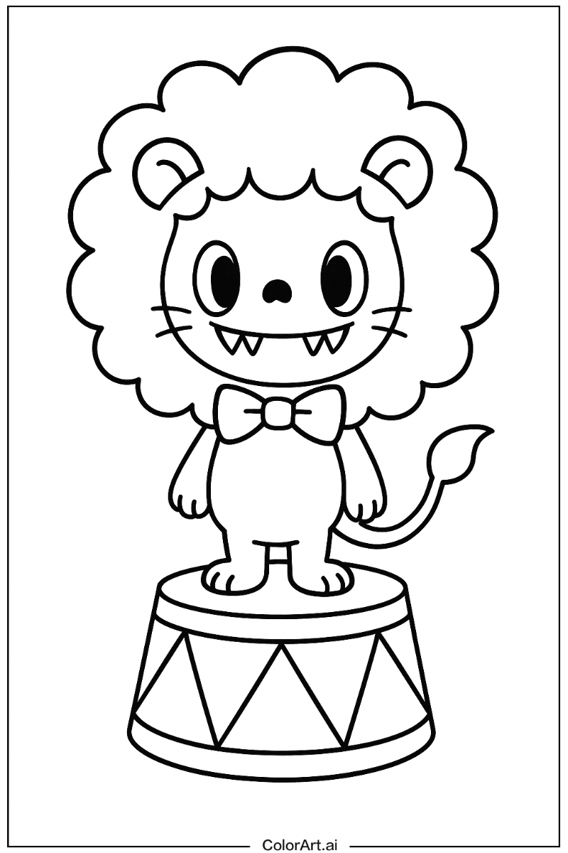 Circus Labubu Lion