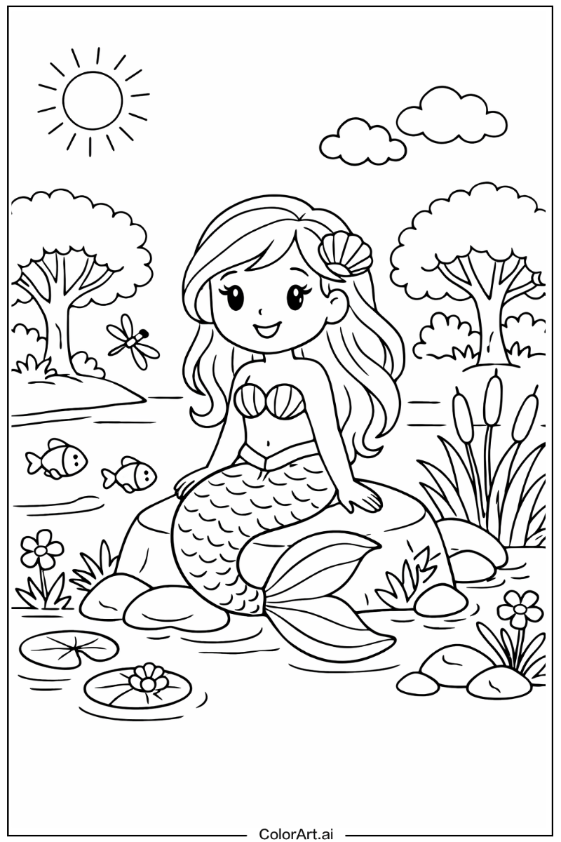Mermaid in Nature 2