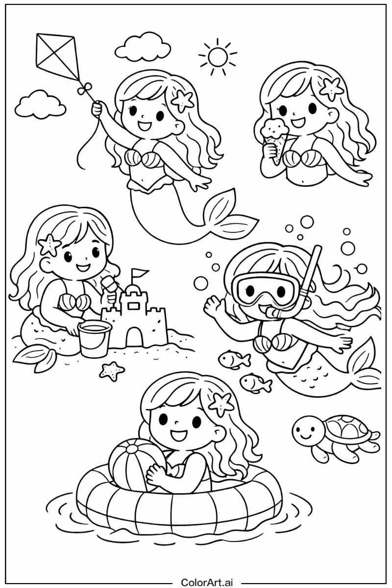 mermaid Having Fun 2