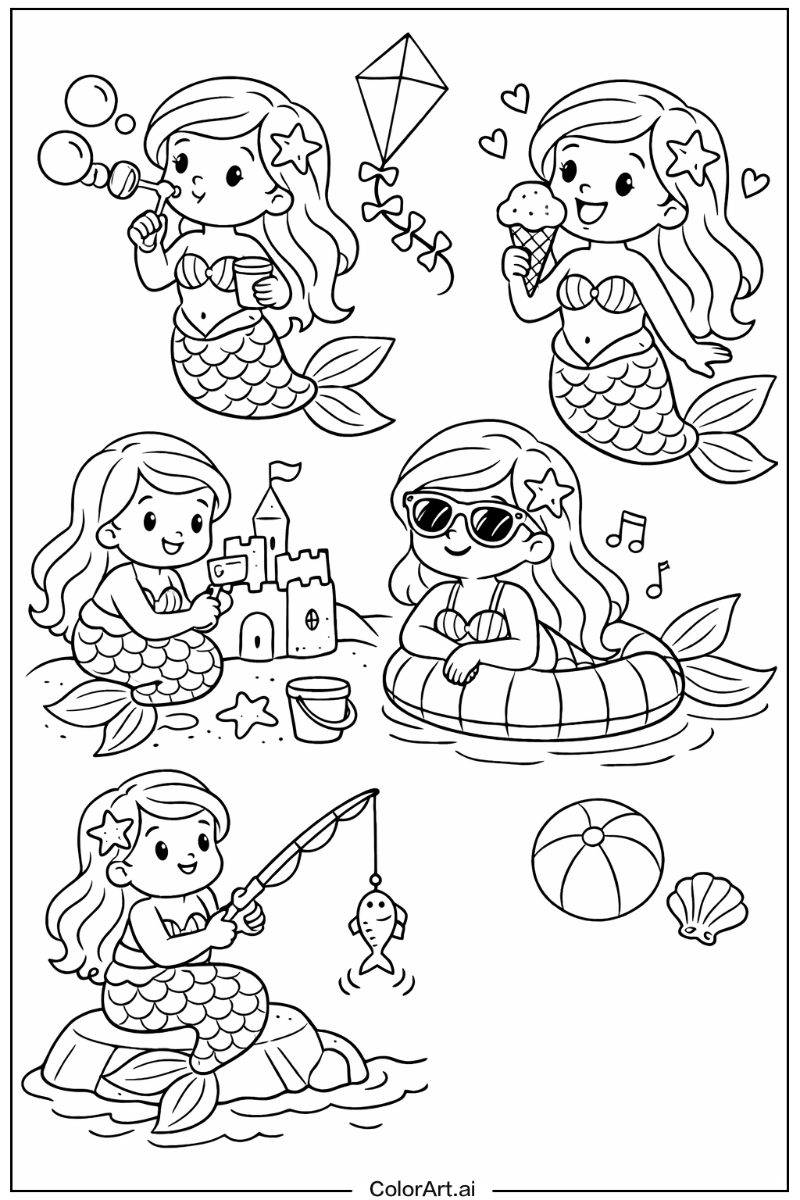 Mermaid Having Fun 2