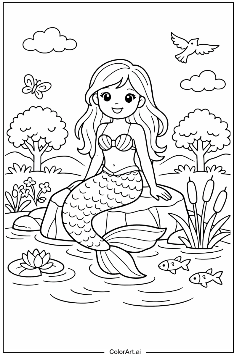 mermaid in Nature 3