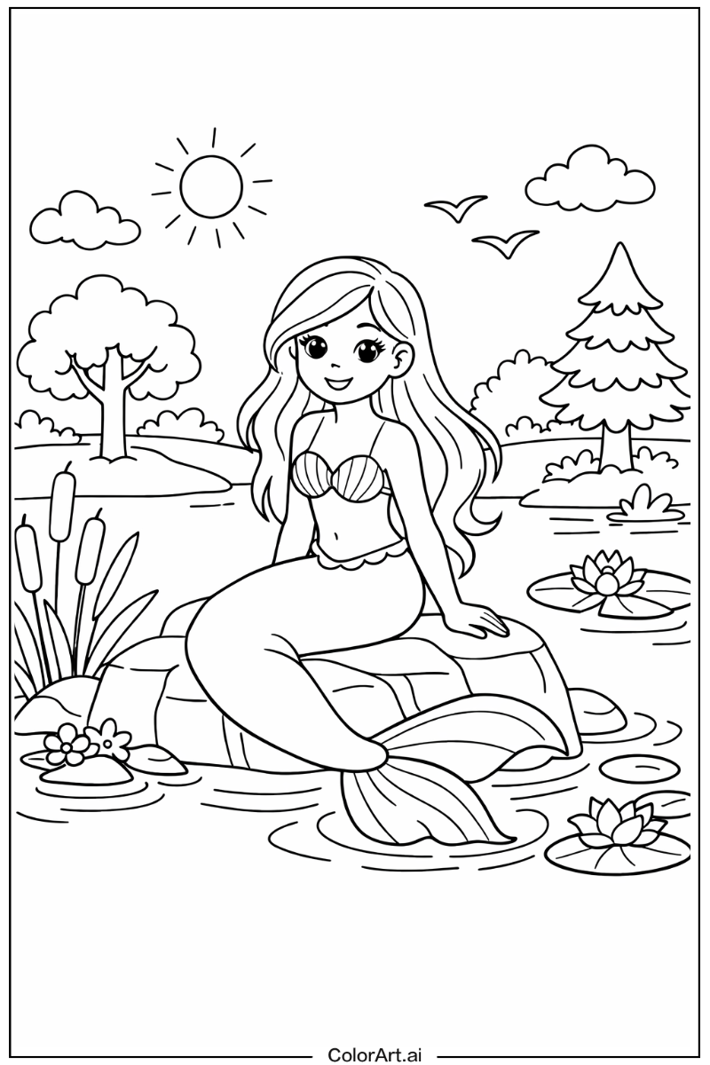 Mermaid in Nature 3