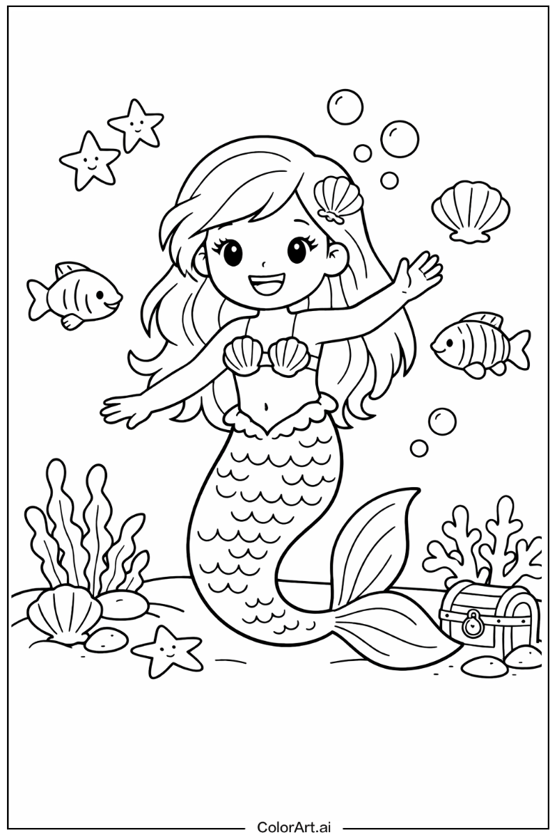 Smiling Mermaid 3
