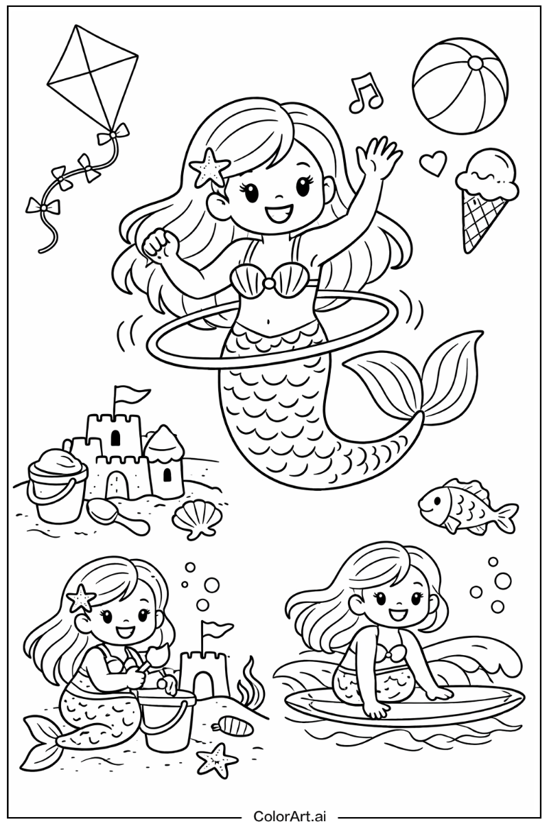 mermaid Having Fun 3