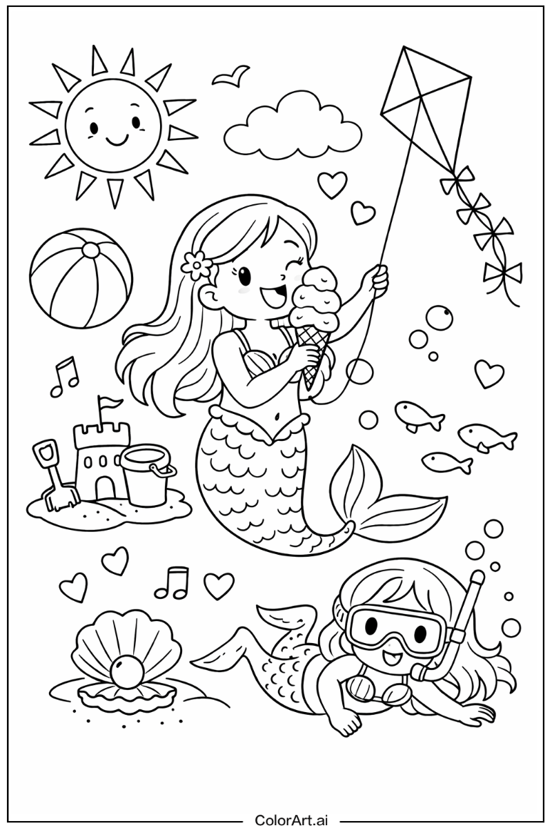 Mermaid Having Fun 3