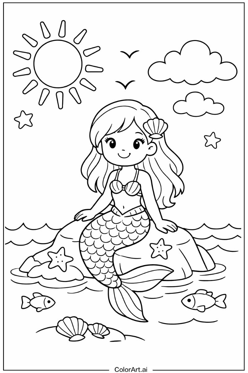 mermaid Under the Sun