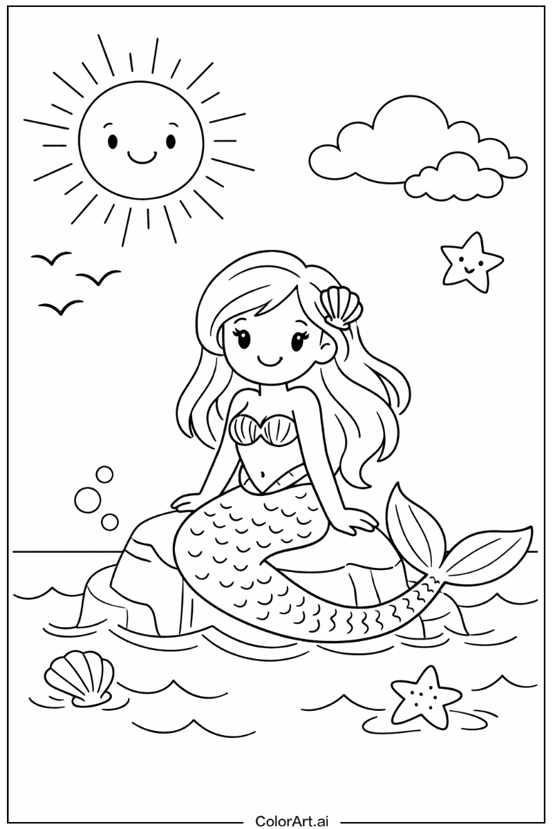 Mermaid Under the Sun
