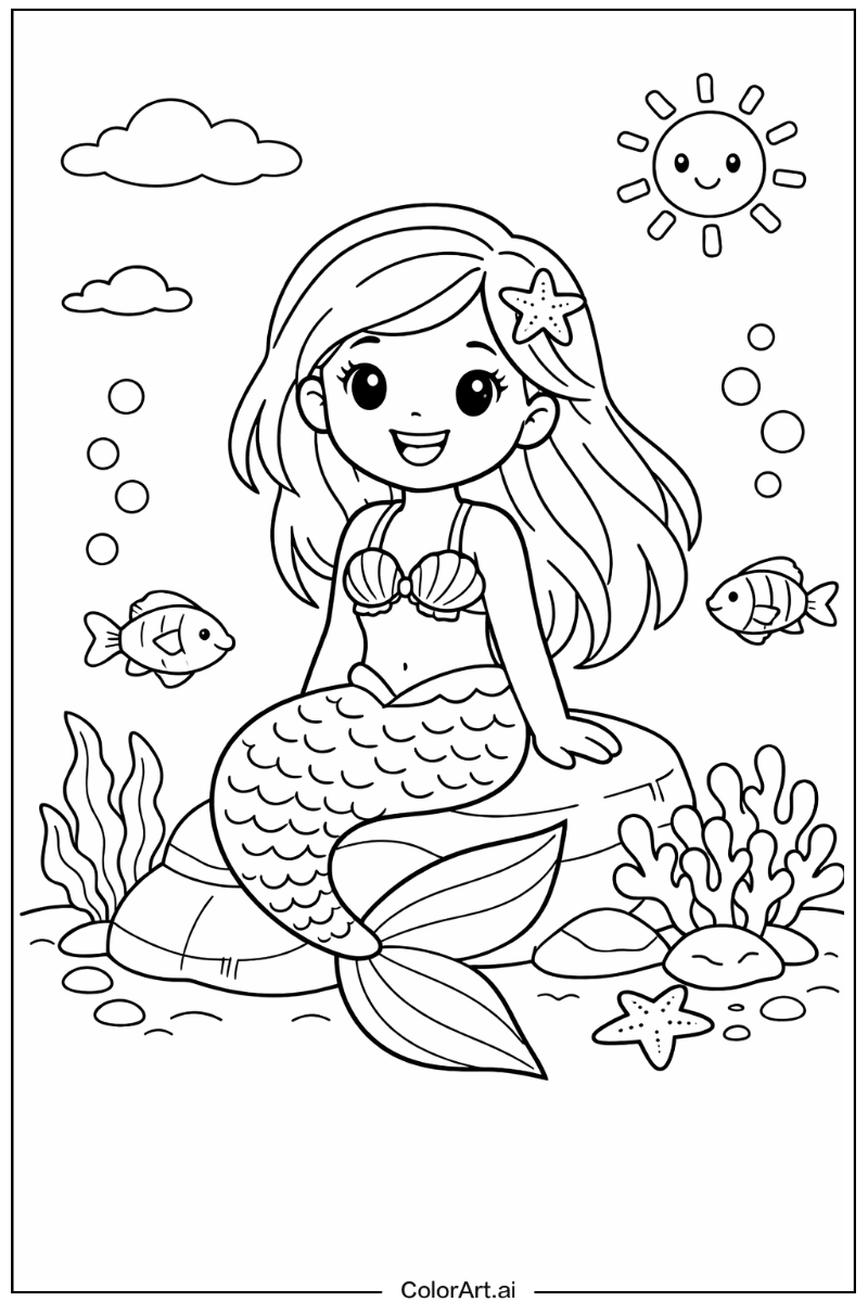 Smiling Mermaid