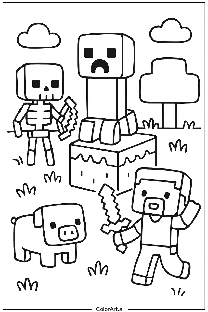 Minecraft Cute Style 2