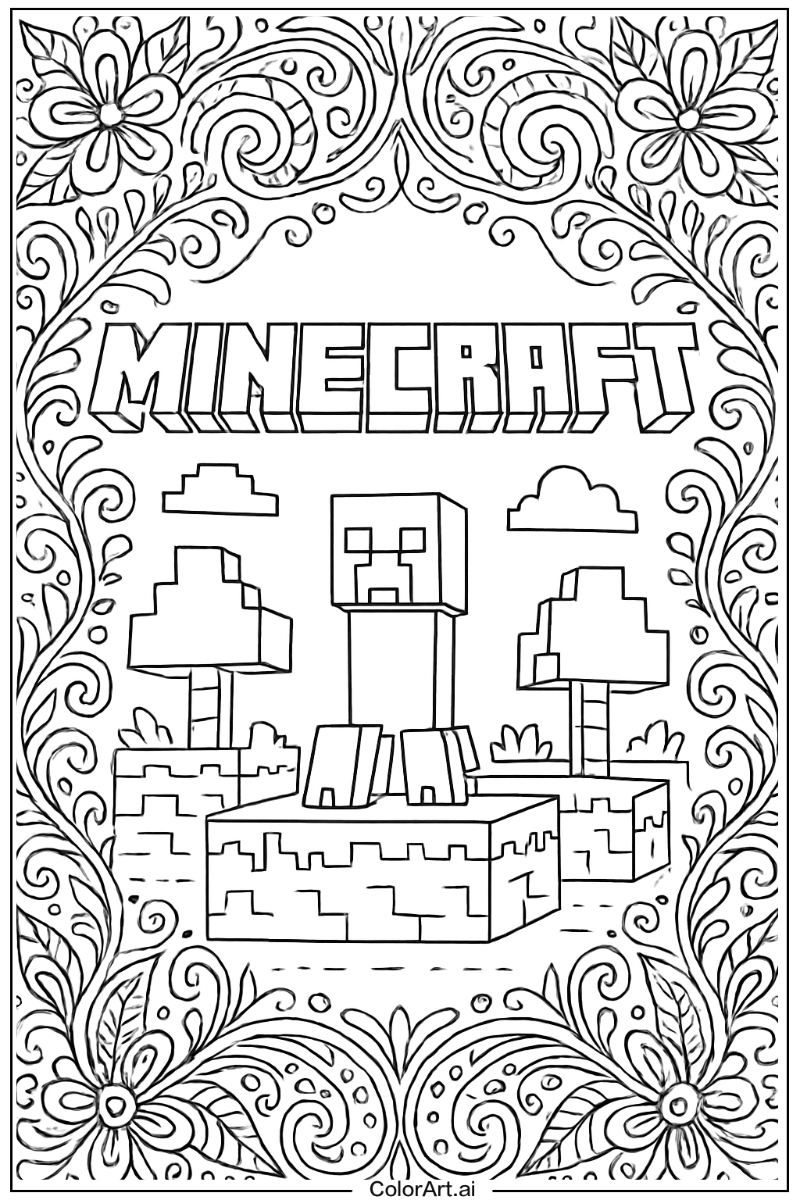 Minecraft Pattern Art 2