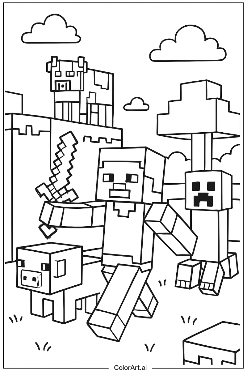 Minecraft Scene Design 2