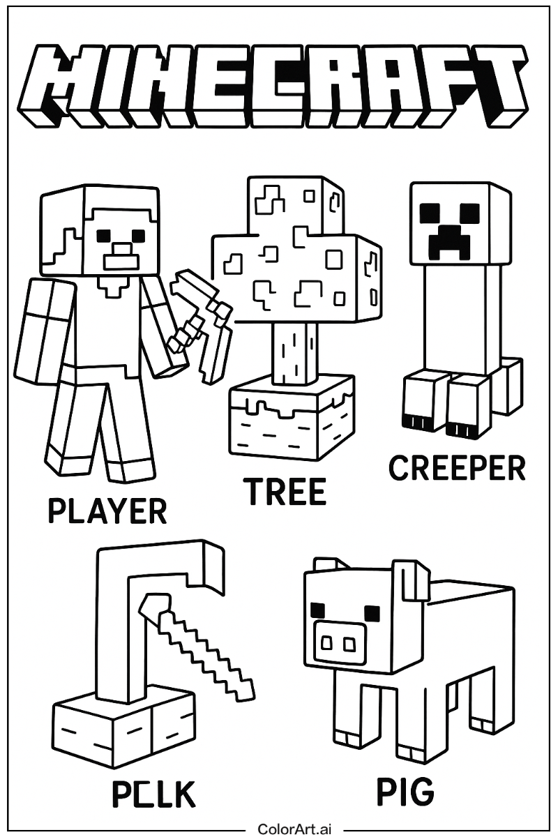 Minecraft Educational Art 2