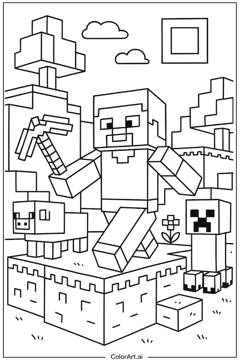 Minecraft Classic Design 3
