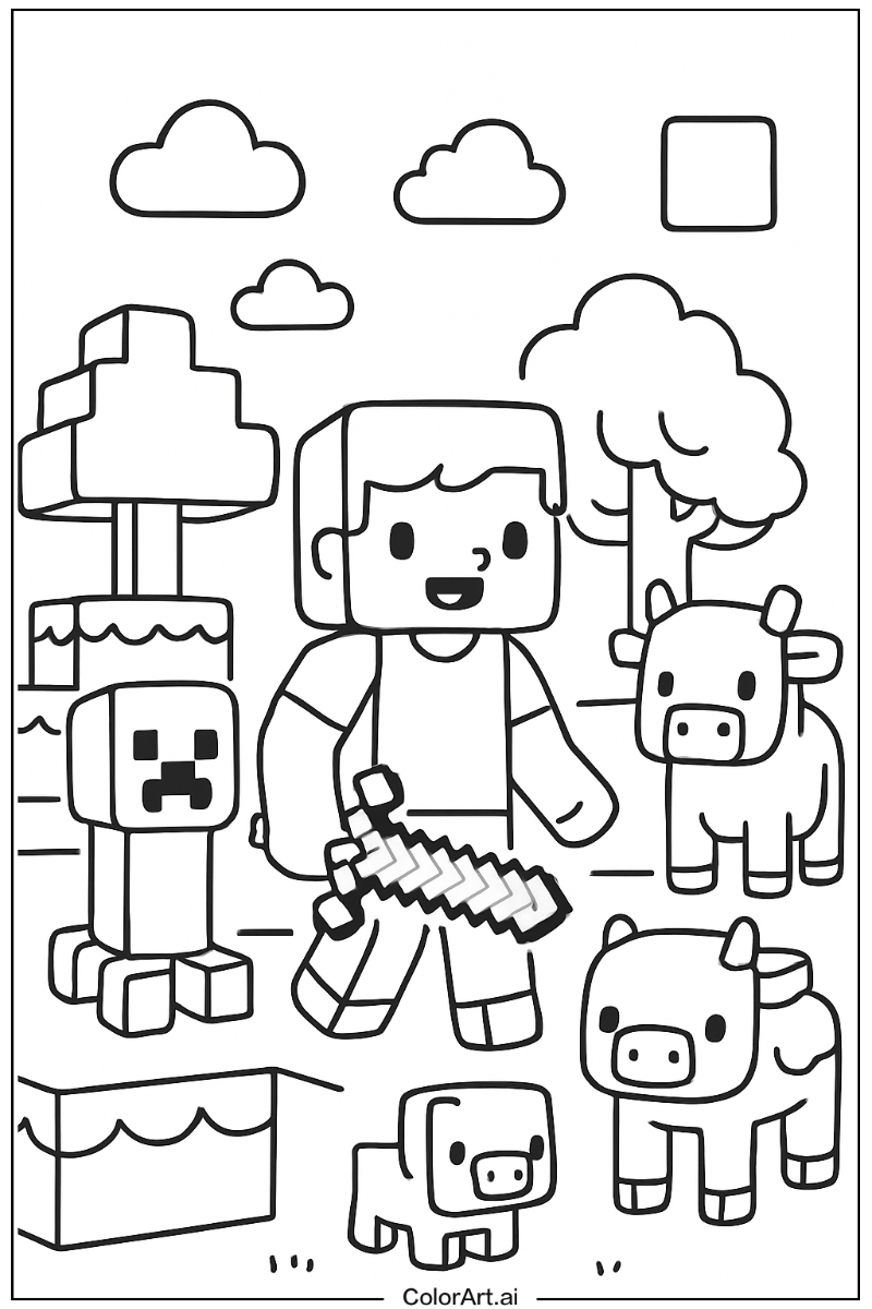 Minecraft Cute Style
