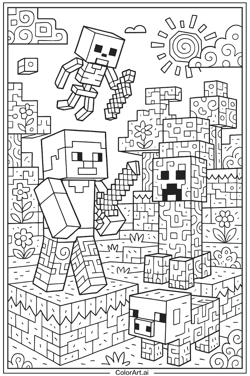 Minecraft Detailed Art 3