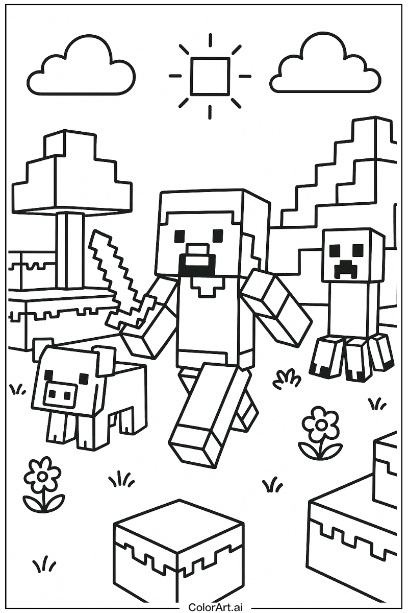 Minecraft Scene Design 3