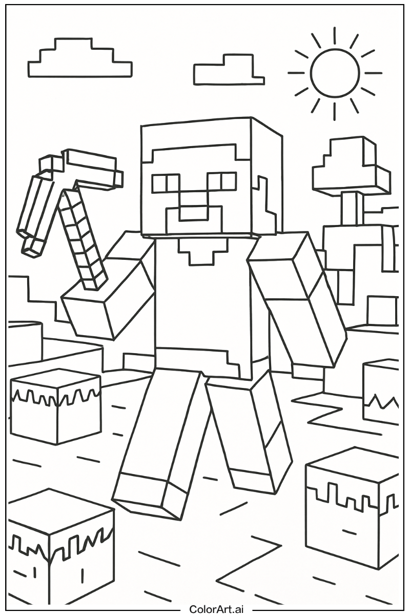 Minecraft Realistic Style 3