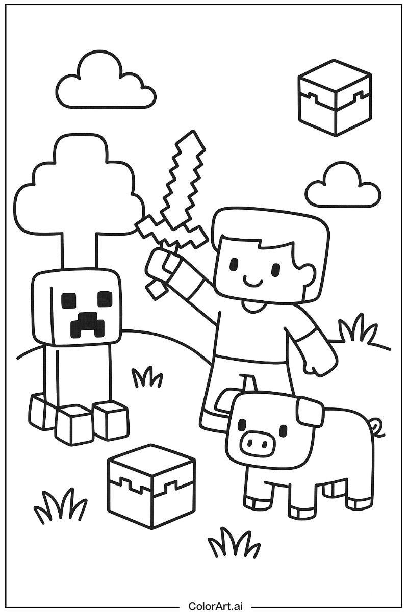 Minecraft Cute Style 4