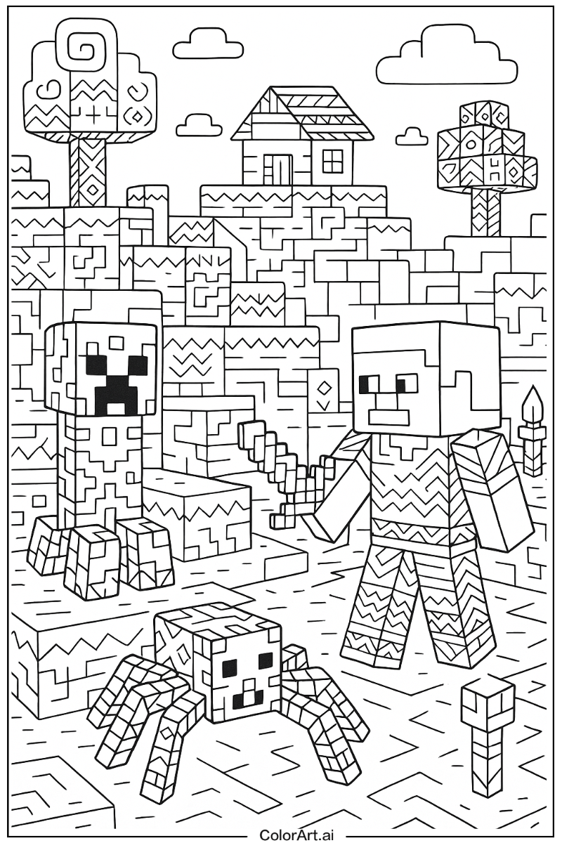 Minecraft Detailed Art 4