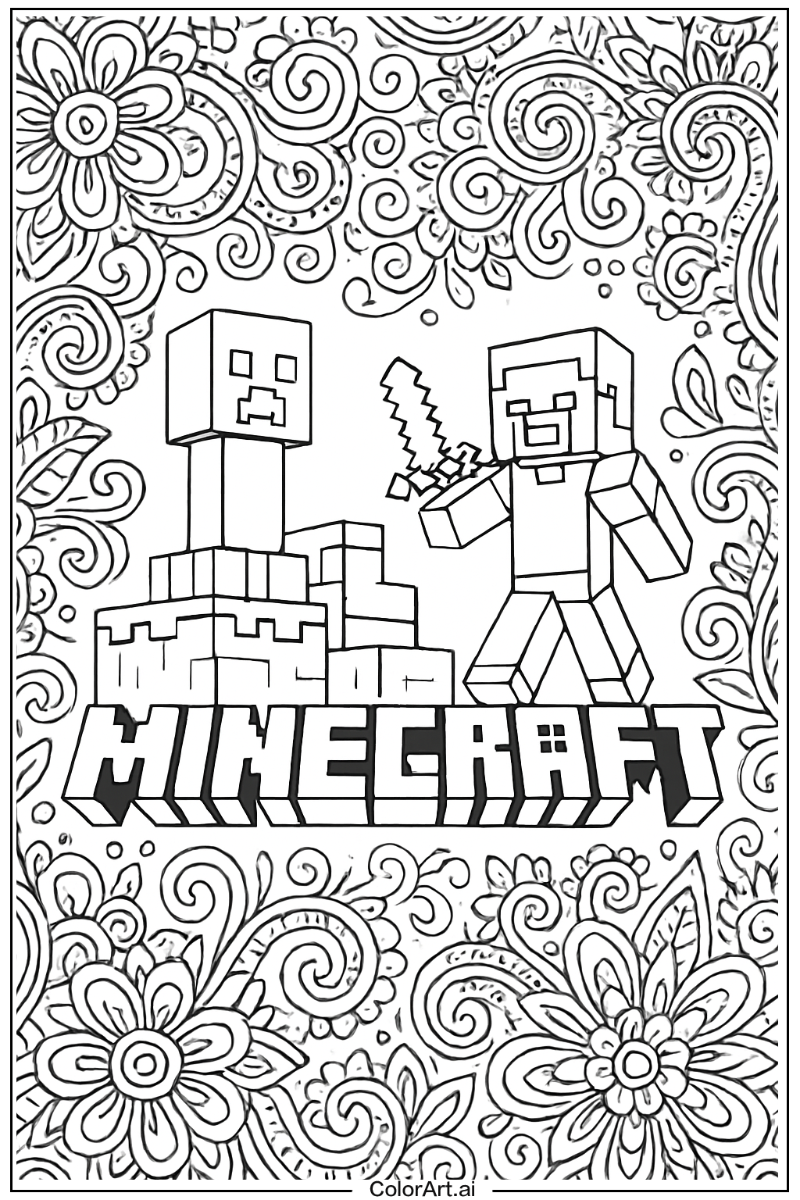 Minecraft Pattern Art