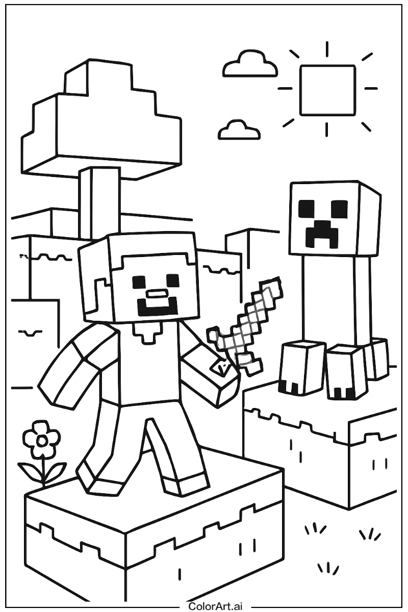 Minecraft Scene Design