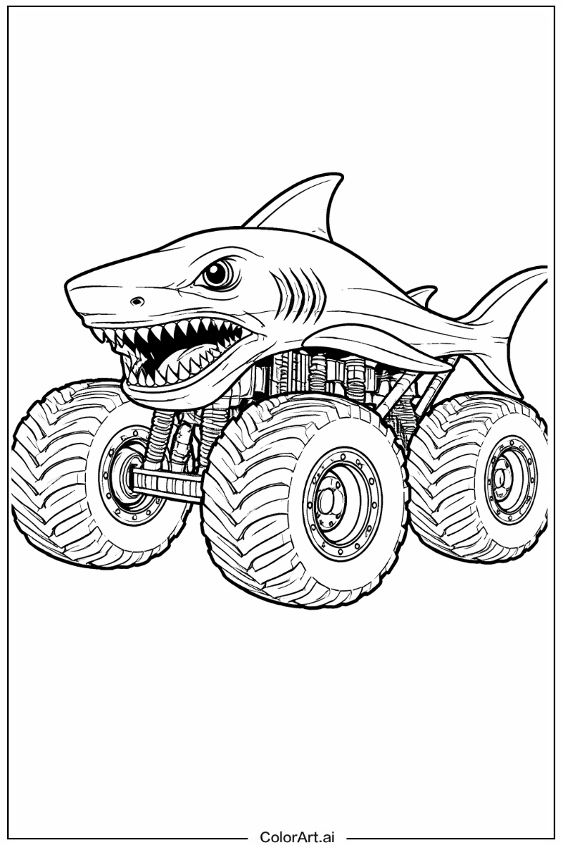 Megalodon monster truck Monster Truck