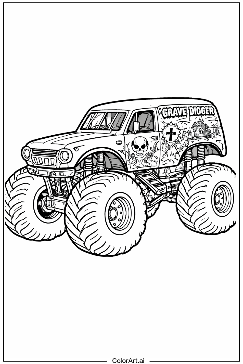 Grave digger Monster Truck 3