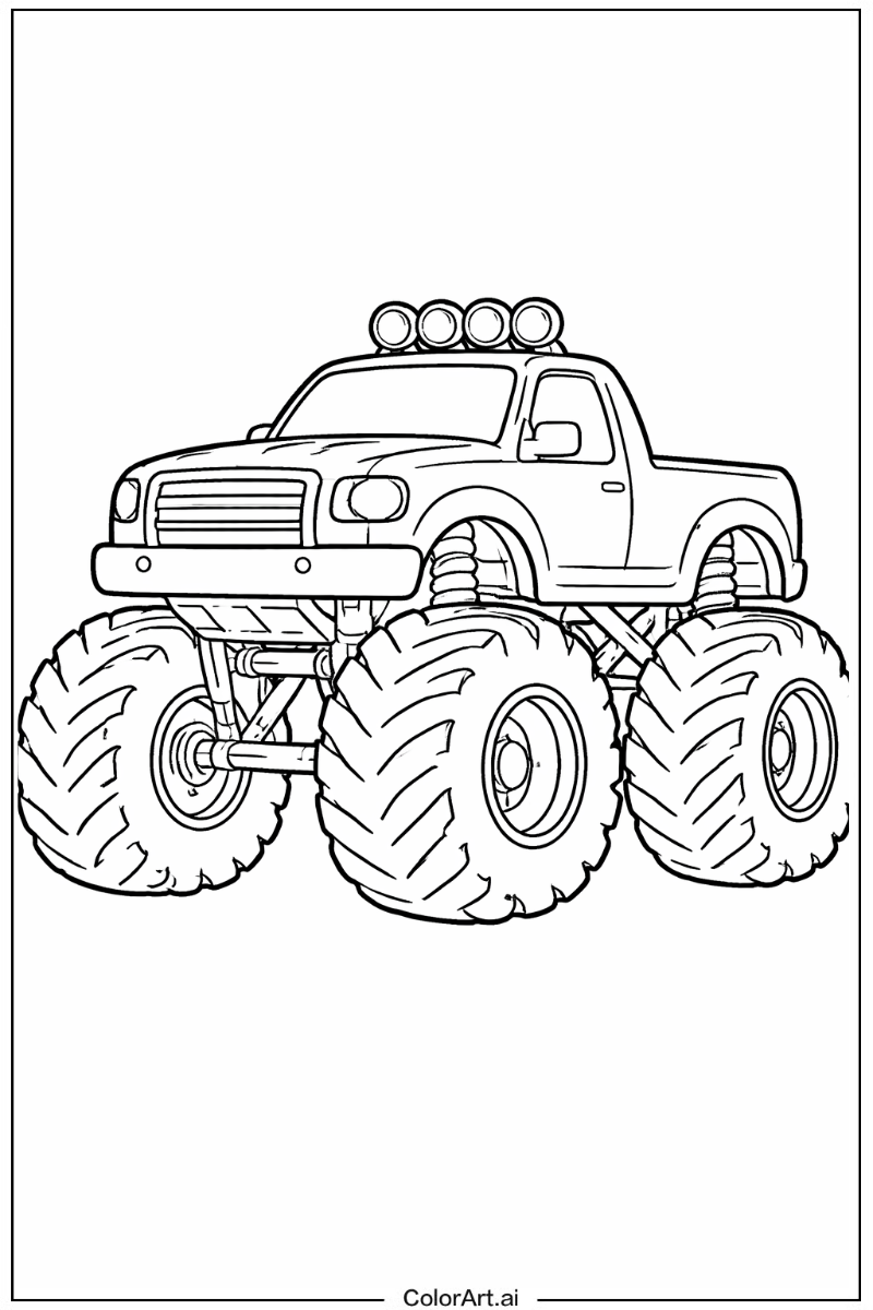 Easy monster truck Monster Truck 3