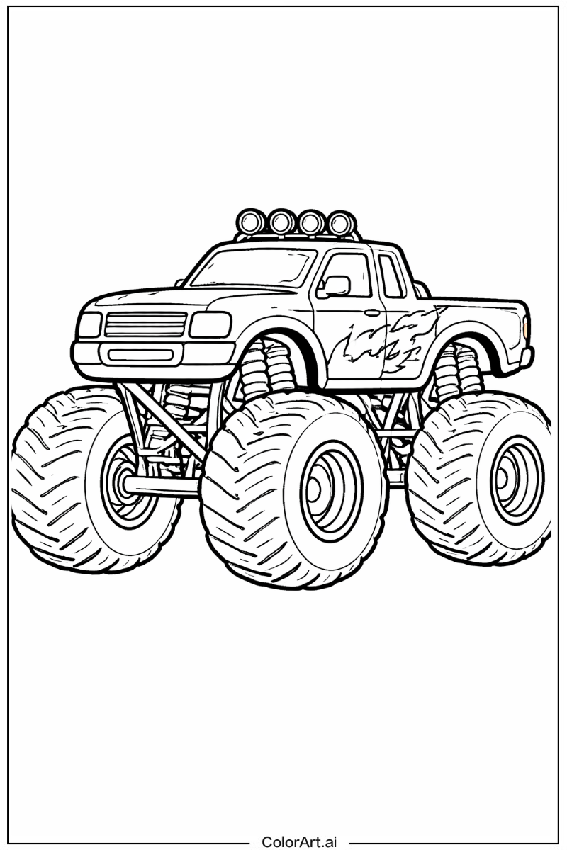 Monster jam truck Monster Truck 4