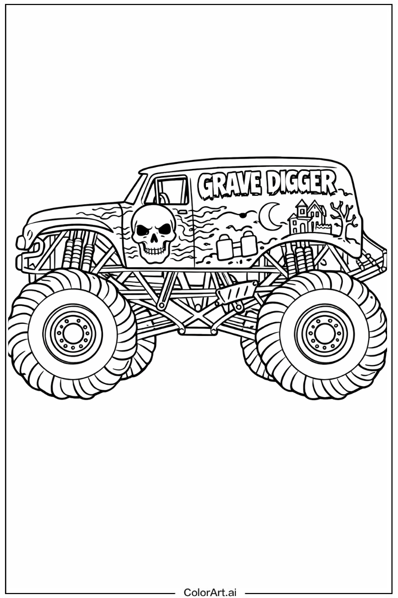 Monster truck grave digger Monster Truck 4
