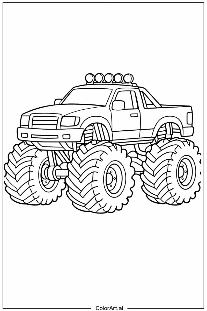 Easy monster truck Monster Truck 4