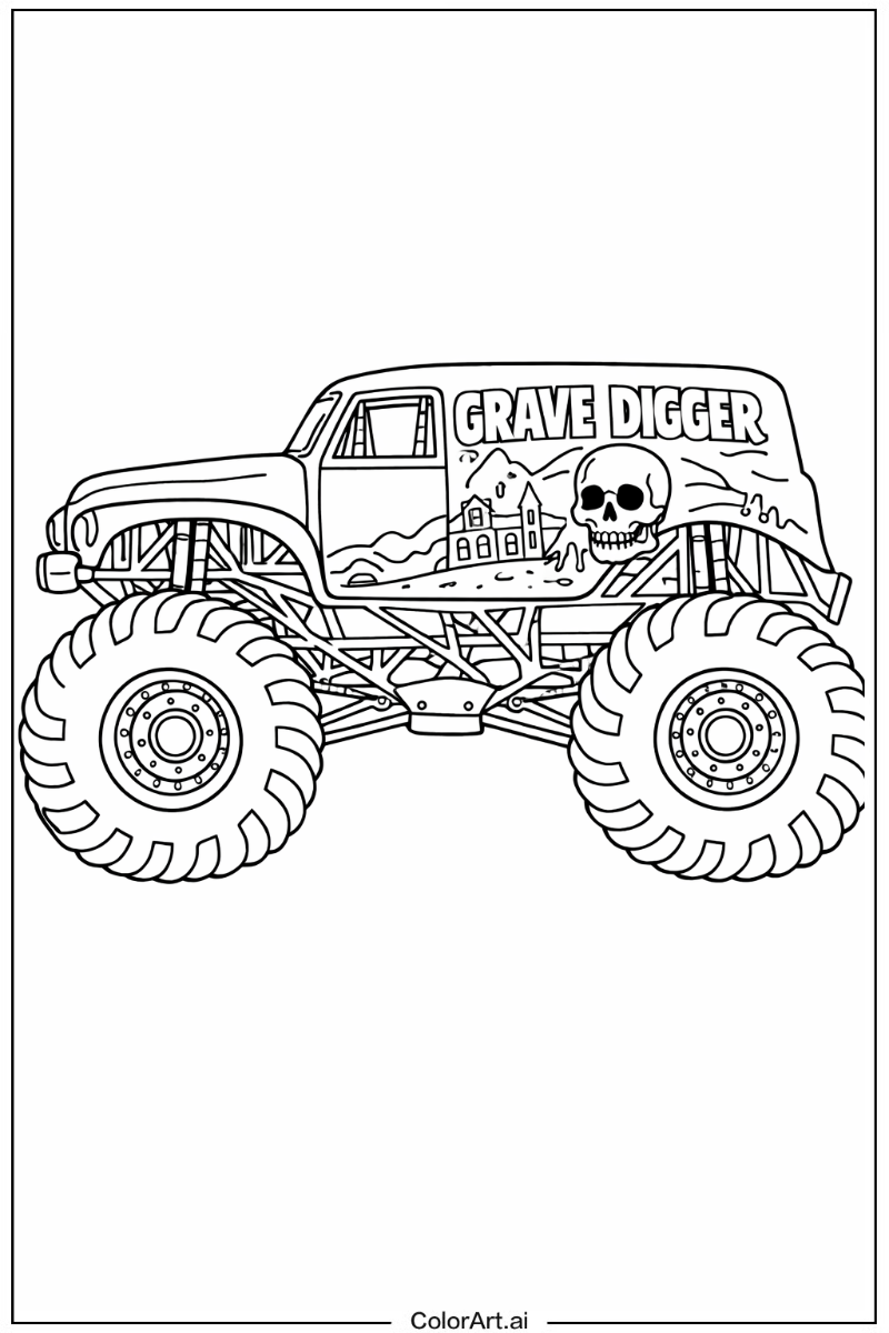 Grave digger Monster Truck 5