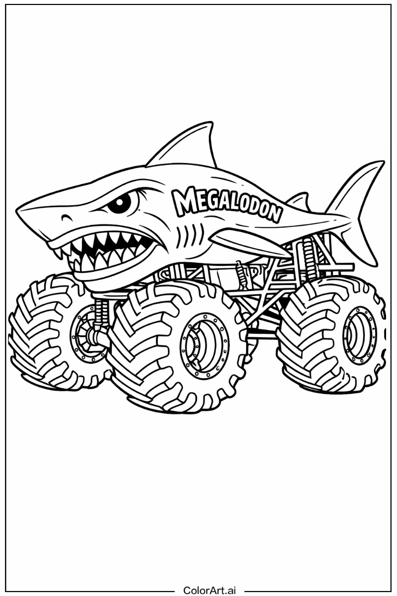 Megalodon monster truck Monster Truck