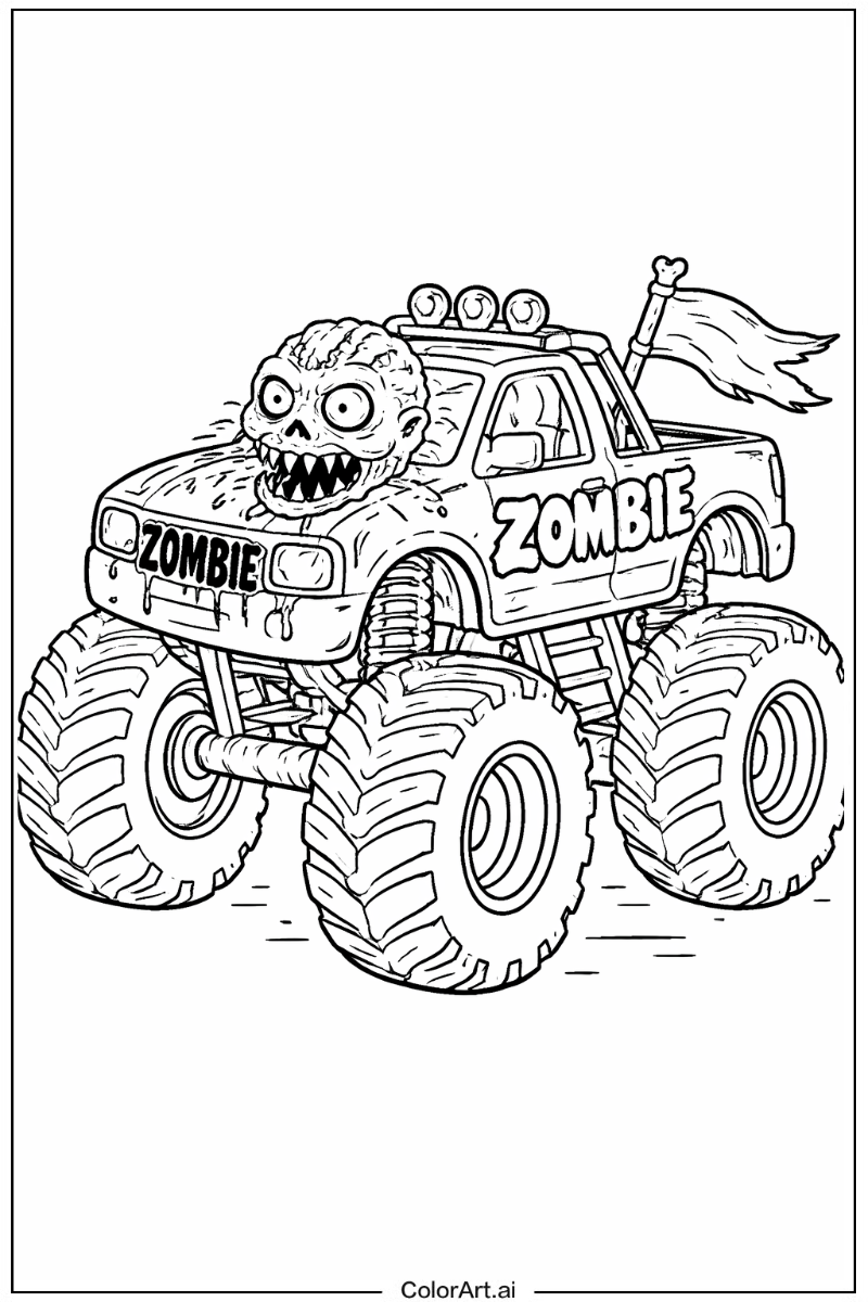 Zombie monster truck Monster Truck