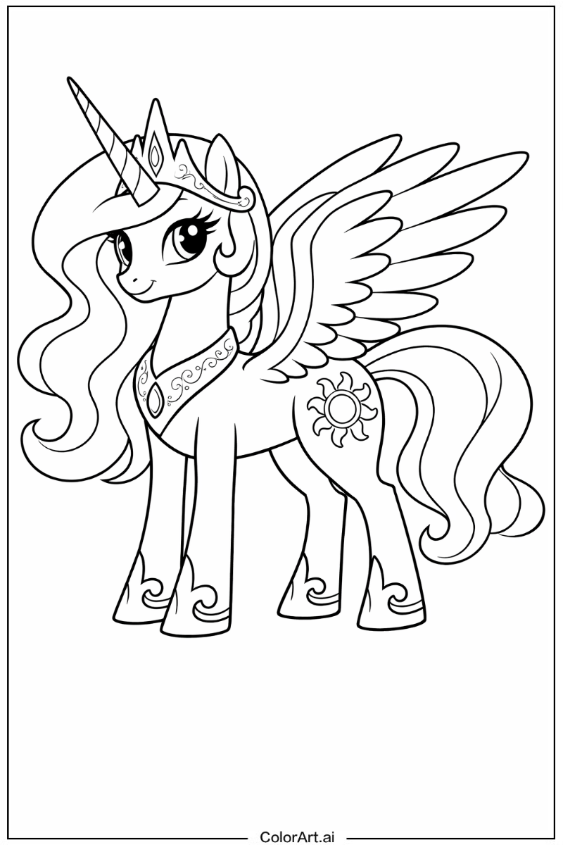 Celestia My Little Pony 2