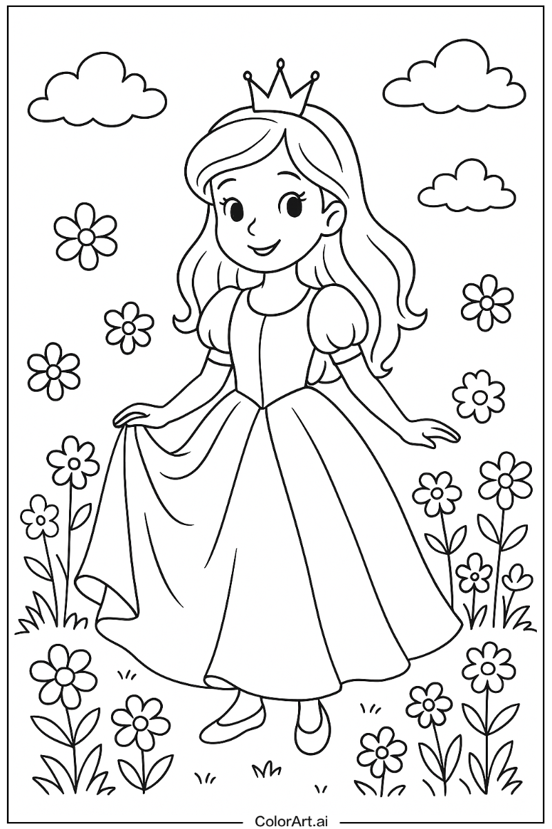 Princess in a Garden 2