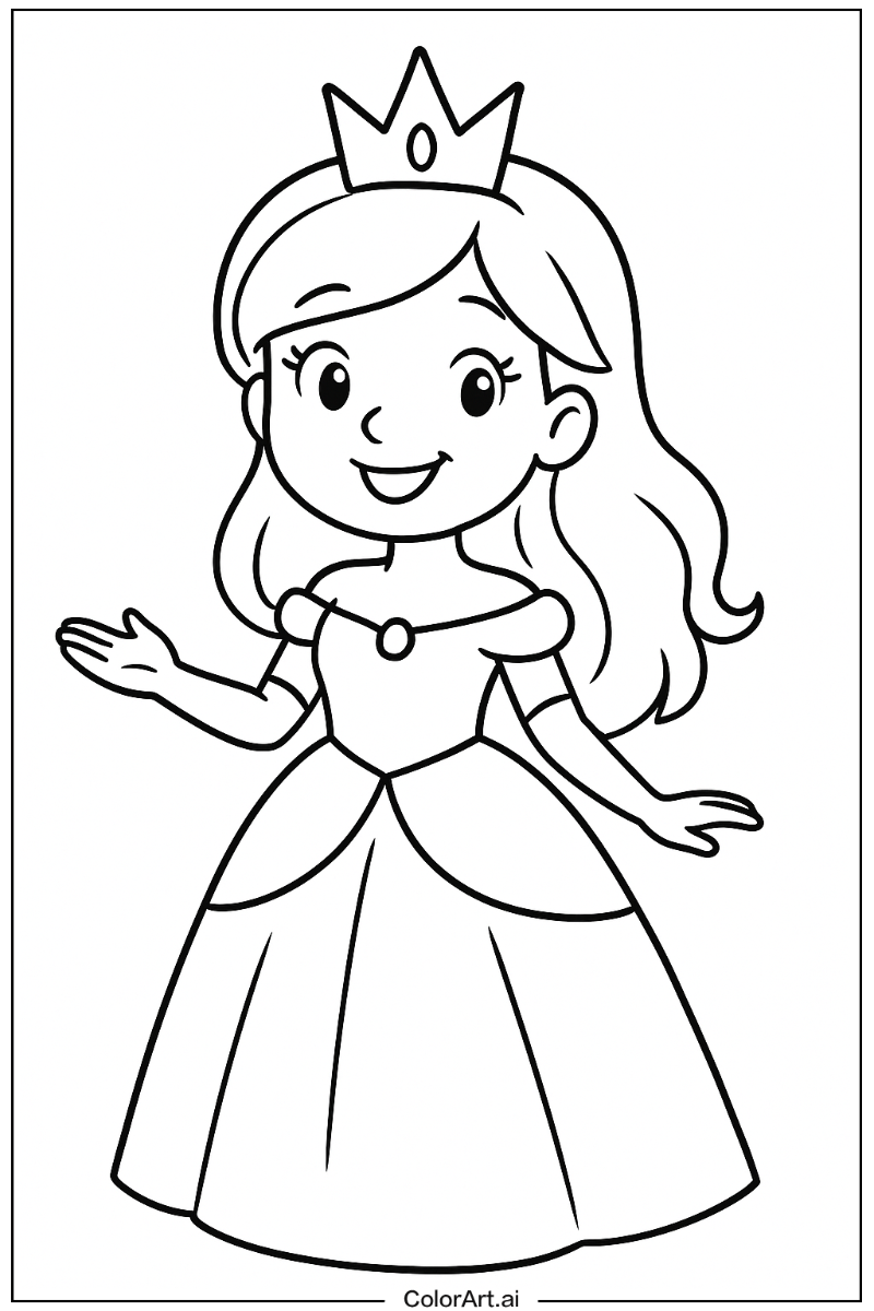 Happy Princess Portrait