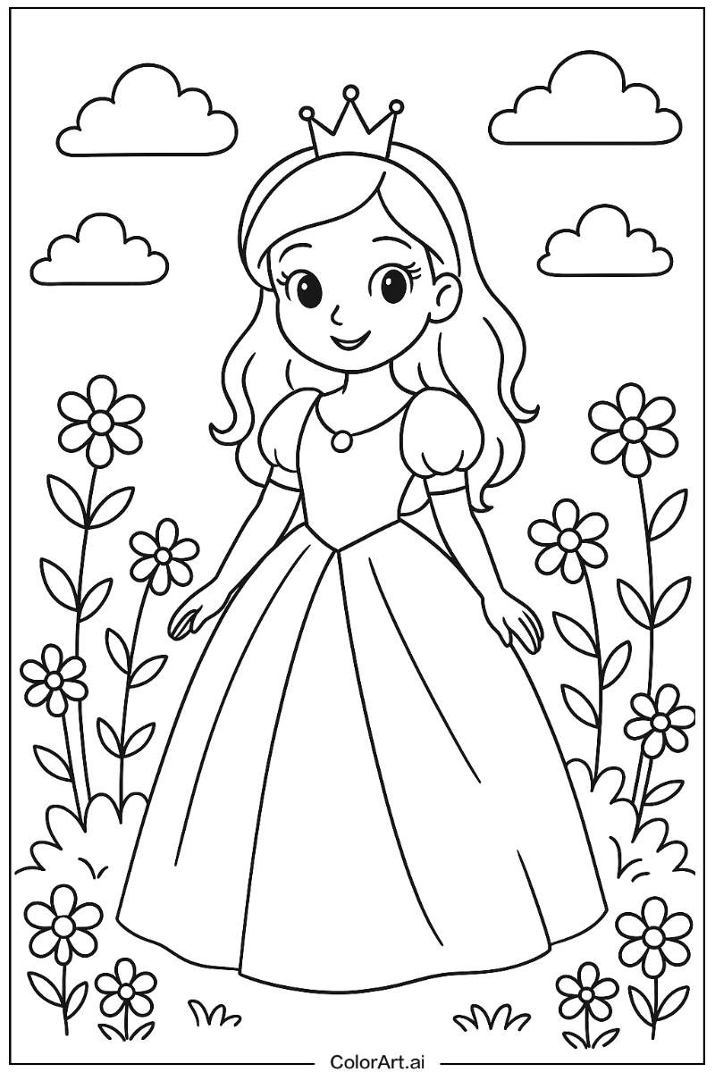 Princess in a Garden 5