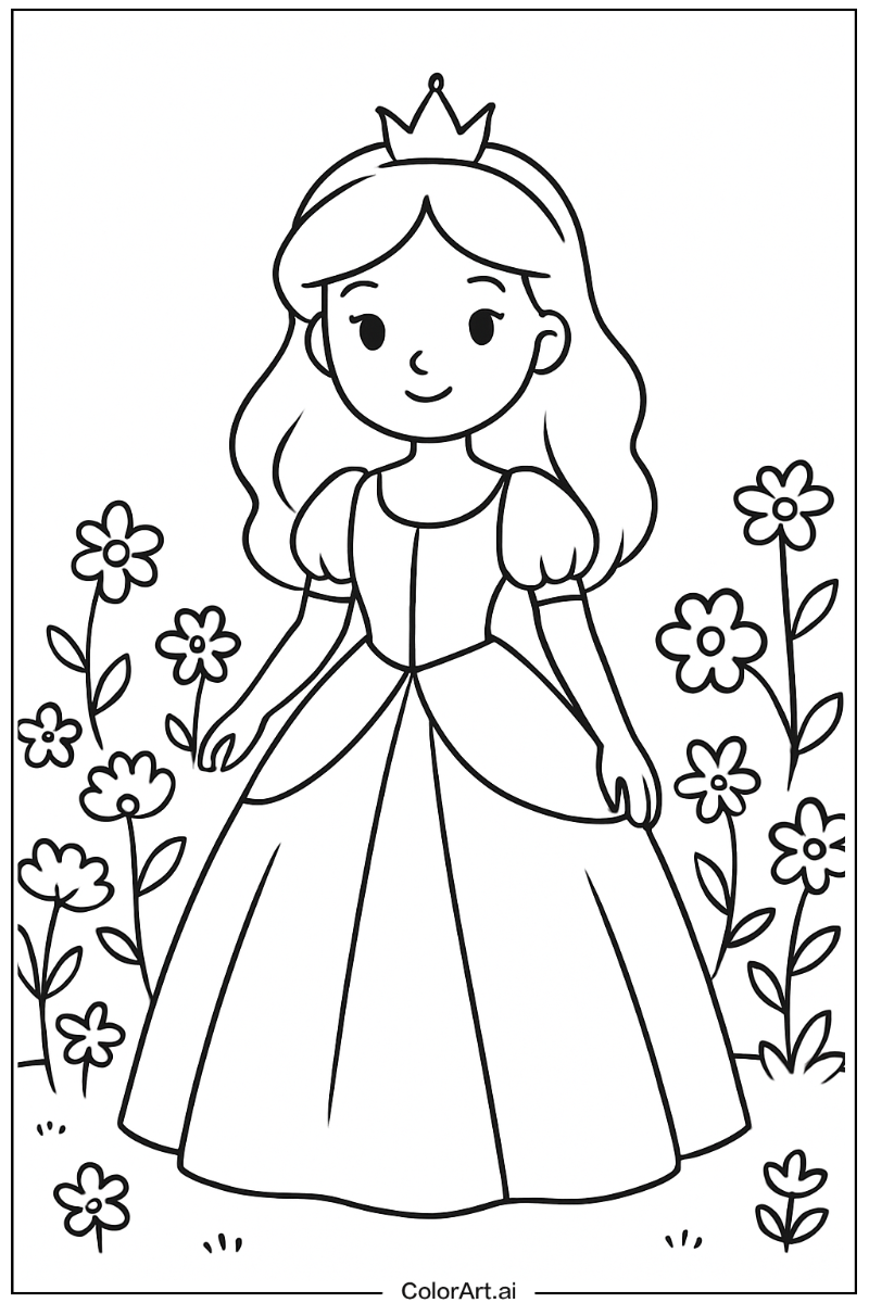 Princess in a Garden 6