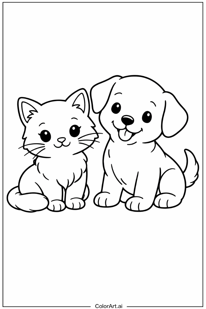 Kitten and puppy Puppy 2