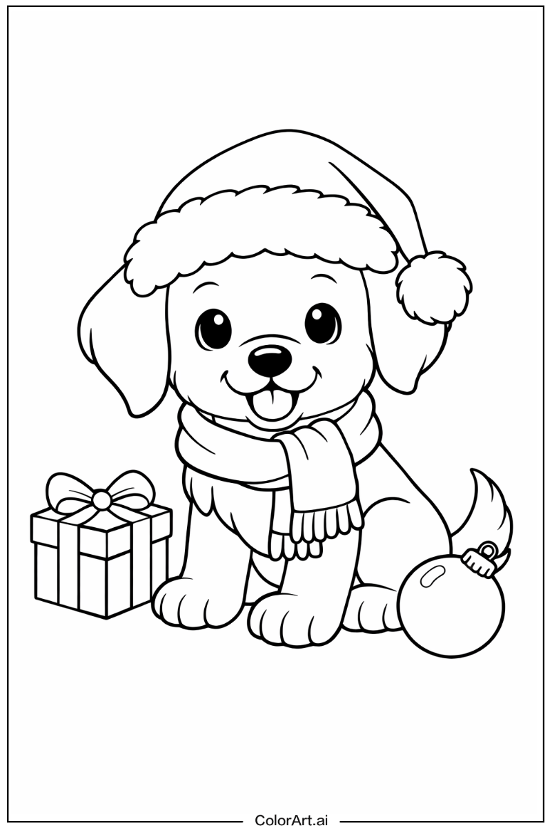 Christmas puppy Puppy 2