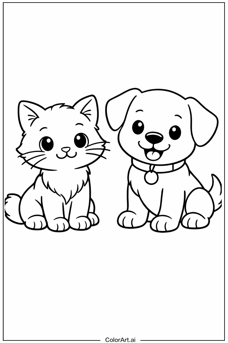 Kitten and puppy Puppy 3