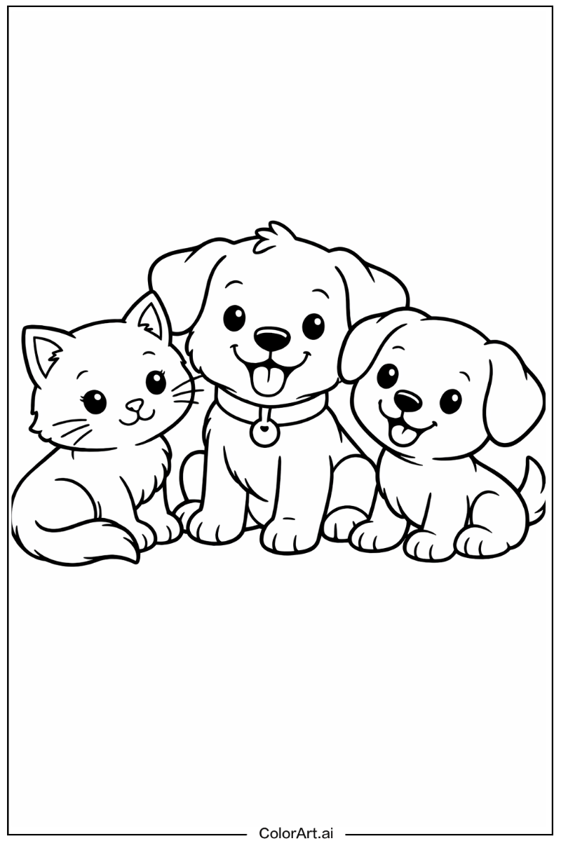 Kitty and puppy Puppy 3