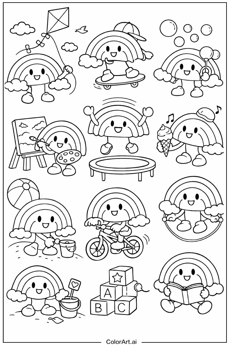 Rainbow Having Fun 2