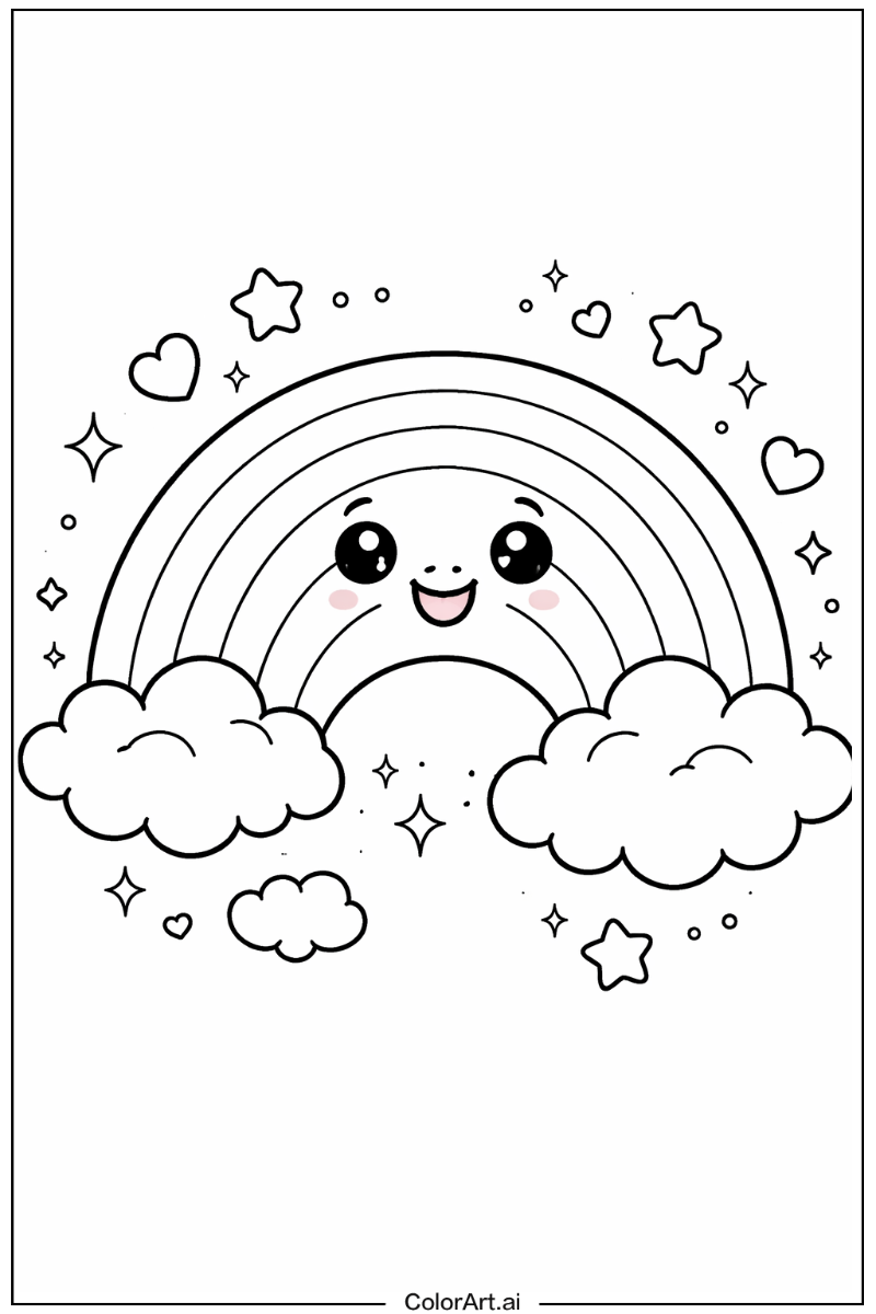 Happy Rainbow Portrait