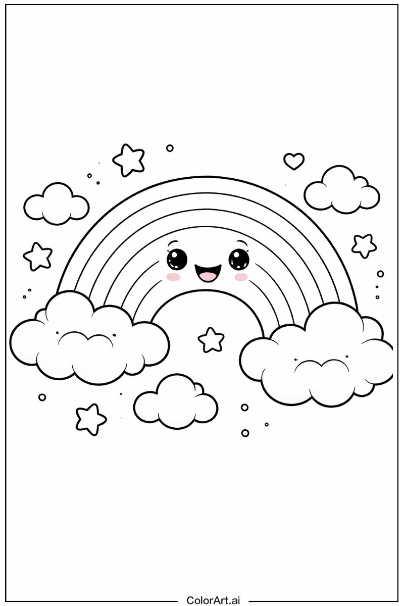 Happy Rainbow Portrait 3