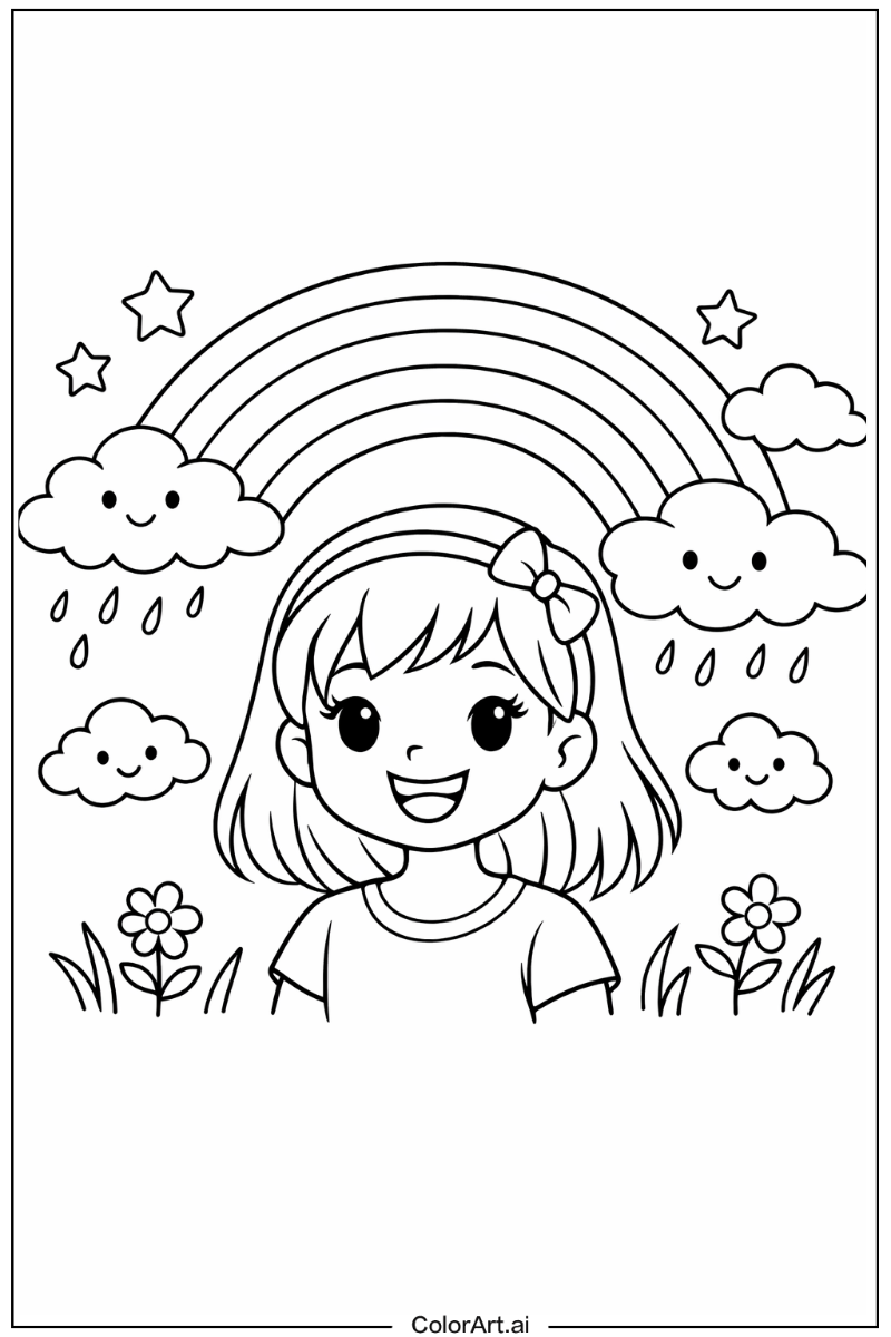 Happy Rainbow Portrait 4