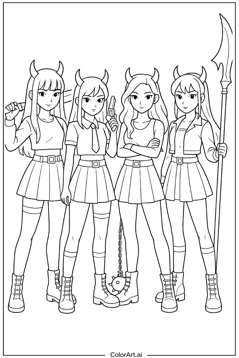 22 Free Rumi kpop demon hunters Coloring Pages