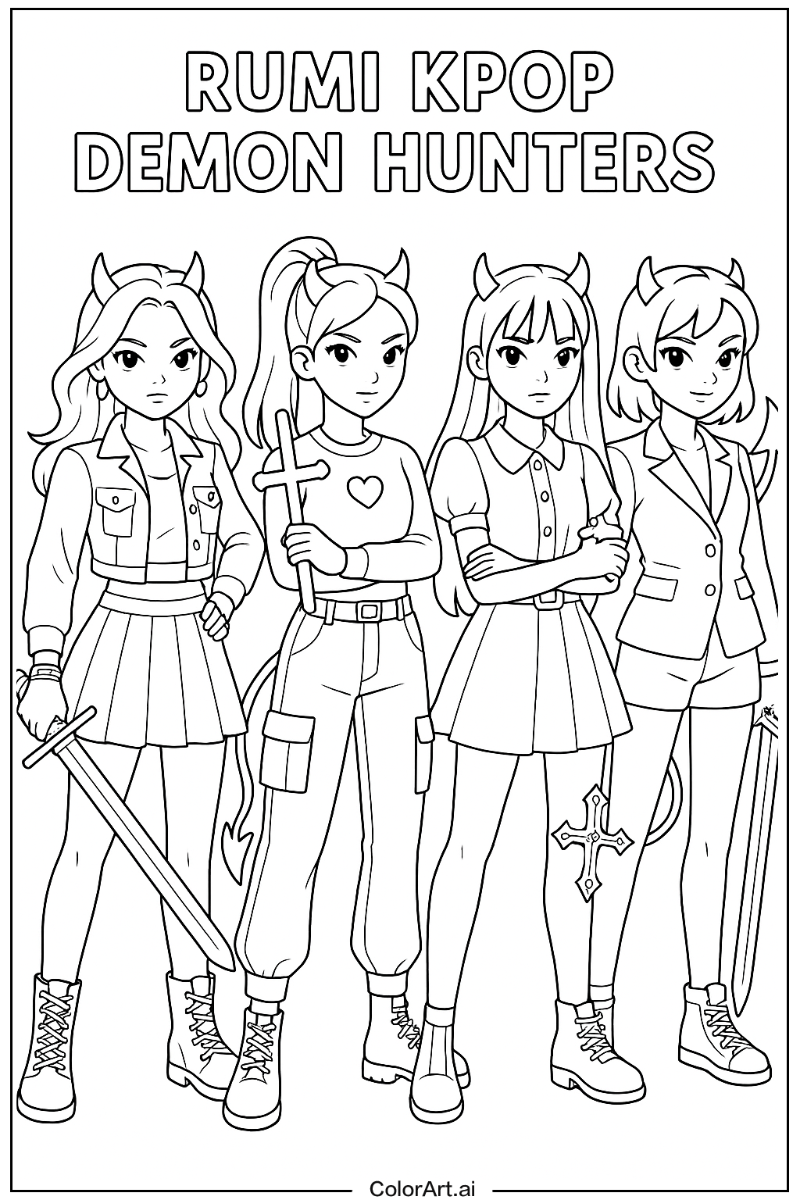 Rumi kpop demon hunters Classic Design 2